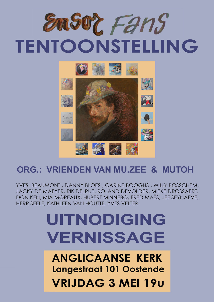 Ensor fans vernissage uitnodiging